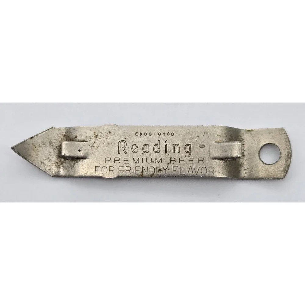 Reading Premium Beer Bottle Opener EKCO Chicago‎ Vintage Metal Tool